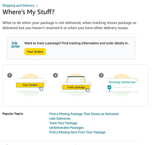 Screenshot 2024-07-11 at 13-10-31 Where's My Stuff - Amazon Customer Service