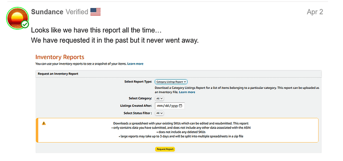 Screenshot 2024-09-13 at 12-03-30 How to get Category Listing Report - 🔒 SAS Confidential (members only) _ 🔒 Resources - Sellers Ask Sellers - Forum