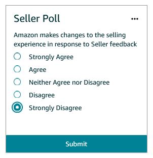 Seller Central Poll