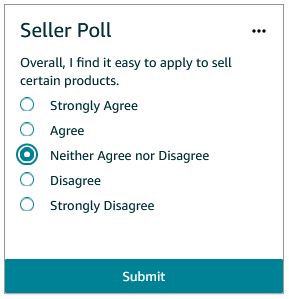 Seller Central Easy Apply To Sell Products