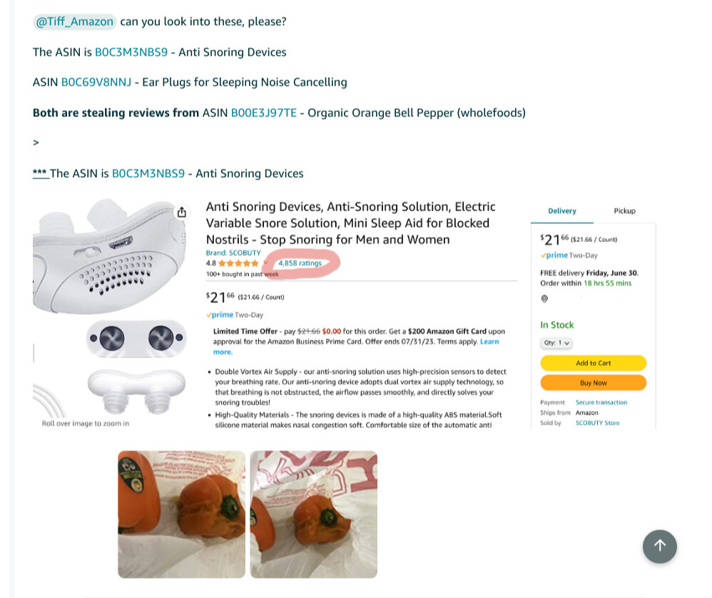 SCOBUTY Anti Snoring Device SCAM - NSFE Talkback - Sellers Ask Sellers -  Forum