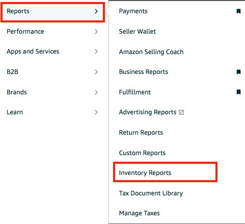 2- Reports does have inventory Reports